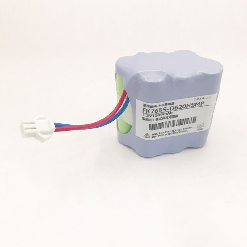 FK765相当品(同等品) 電池屋 新品 7.2V1300mAh 交換電池 <年度シール付き> コネクター付きそのまま取付できます。