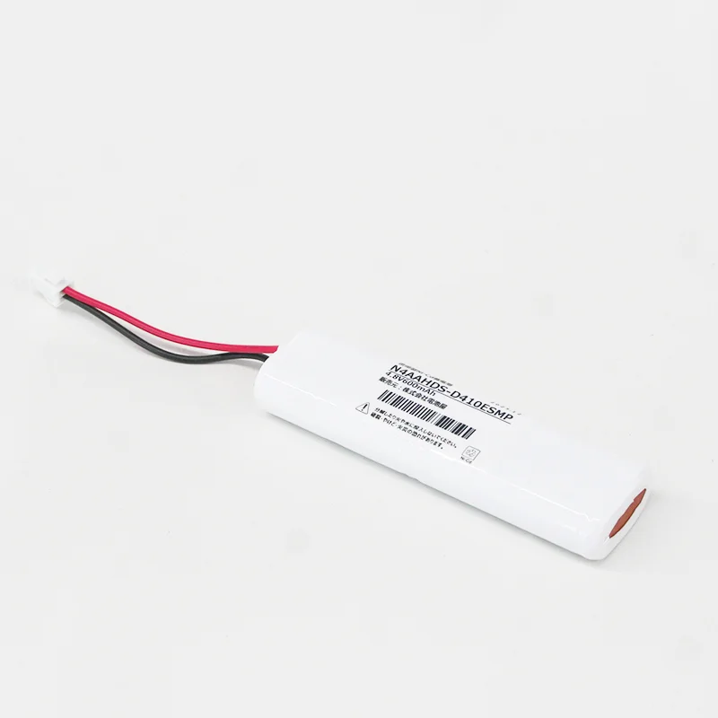 N-4AAHD (FSK022) 相当品 (同等品) 電池屋製新品 三洋製誘導灯用交換電池 4.8V600mAh＜年度シール付き＞ SMP-02V-NC コネクター付きそのまま取付できます。