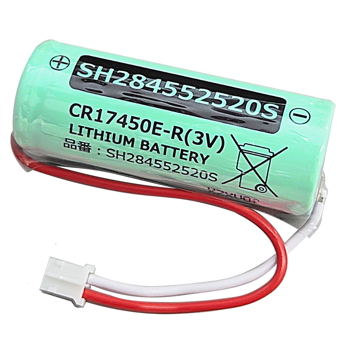 SH284552520相当品 【 1個 】 電池屋製 新品 パナソニック相当品 CR17450E-R相当品 3V 住宅用火災報知器 交換用リチウム電池【送料全国一律275円】 【1年保証!】