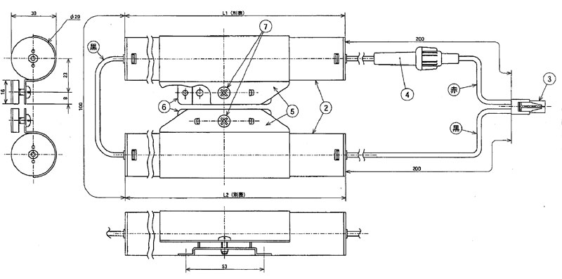 N-5CBH2LP (FSK040) 相当品 (同等品)<年度シール付き> コネクター付きそのまま取付できます。