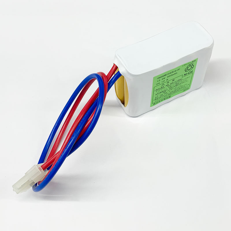 10N450AA-W相当品 新神戸電機相当品 12V450mAh W型 統一コネクタ リード線300mm ARM BAT相当品 河村電器産業 停電補償用蓄電池等