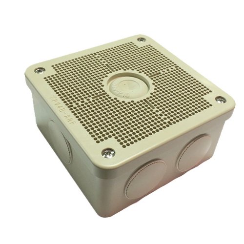 PV4B-ANFJ 未来工業 新品 露出用四角ボックス 取付自在蓋 ケーブルブッシング付き ベージュ PV4BANFJ 【全国一律送料450円】