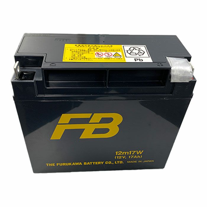 12M17W 古河電池製 新品 小型制御弁鉛蓄電池 mシリーズ 12M15B代替品