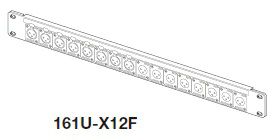161U-X12F カナレ XLRコネクタ盤