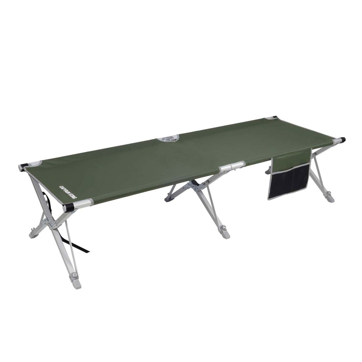EA913YG-17 エスコ 1850x635x 435mm ベッド(ポータブル/OD色) (キャプテンスタッグ UB-2009)