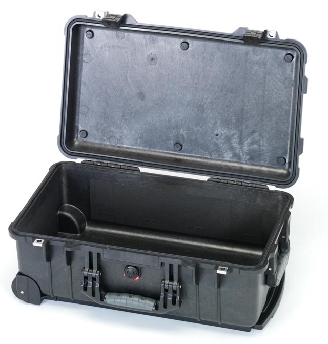 EA657-156NF エスコ 506x380x229mm/内寸 防水ケース(黒/ウレタン無) (PELICANPRODUCTS 1560NF)