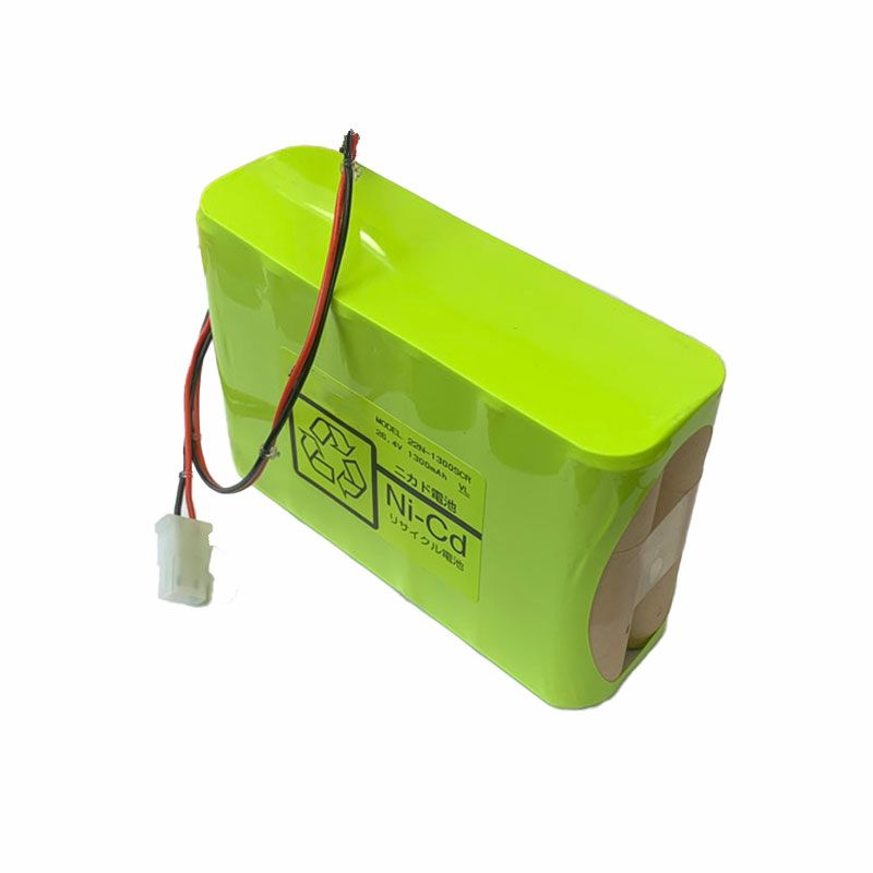 22KR-1300SCR相当品 組電池製作バッテリー ニカド(ニッケルカドミウム Ni-Cd) (2H2V型/N1300SC/東芝ライテックコネクタ)
