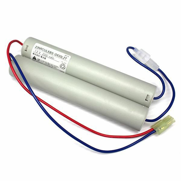 2-3NR-CU-LEB相当品 電池屋製 新品 東芝ライテック製非常灯器具用交換電池 <年度シール付き> コネクター付きそのまま取付できます。