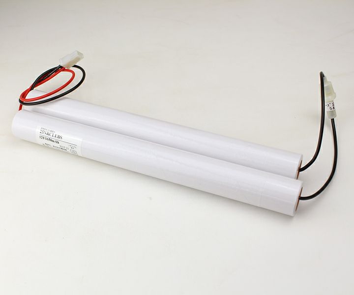 2-5NR-C-LEB相当品 (同等品) 東芝ライテック製非常灯器具用交換電池 12.0V1650mAh <年度シール付き> コネクター付きそのまま取付できます。