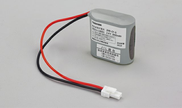 2HR-CY-SB 東芝ライテック 純正品新品 誘導灯・非常灯用交換電池  2NR-CY-SB後継 [SOU]