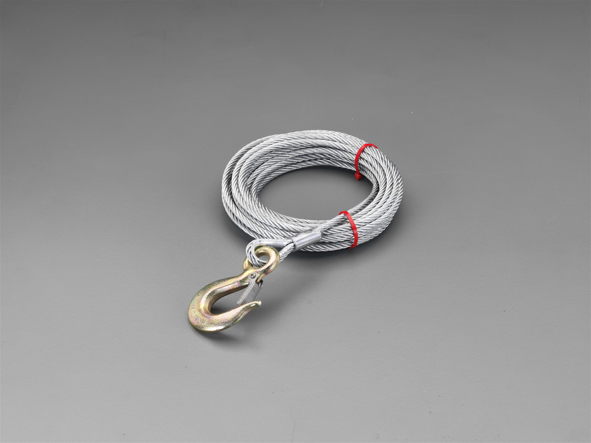EA840DB-15 エスコ 6.35mmx 15m ワイヤー(フック付)