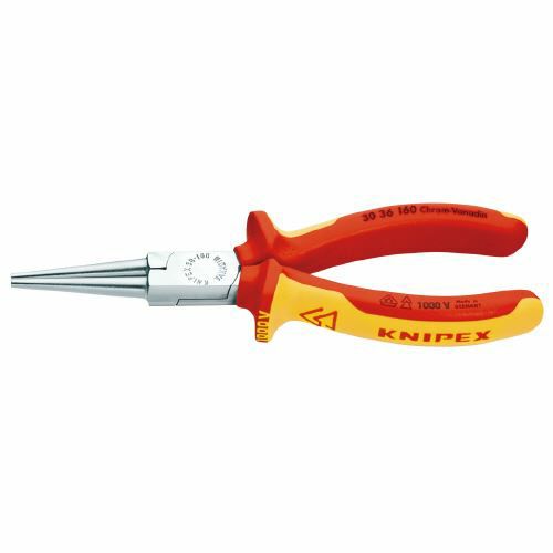 3036-160 絶縁ロングノーズプライヤー 1000V KNIPEX(クニペックス)