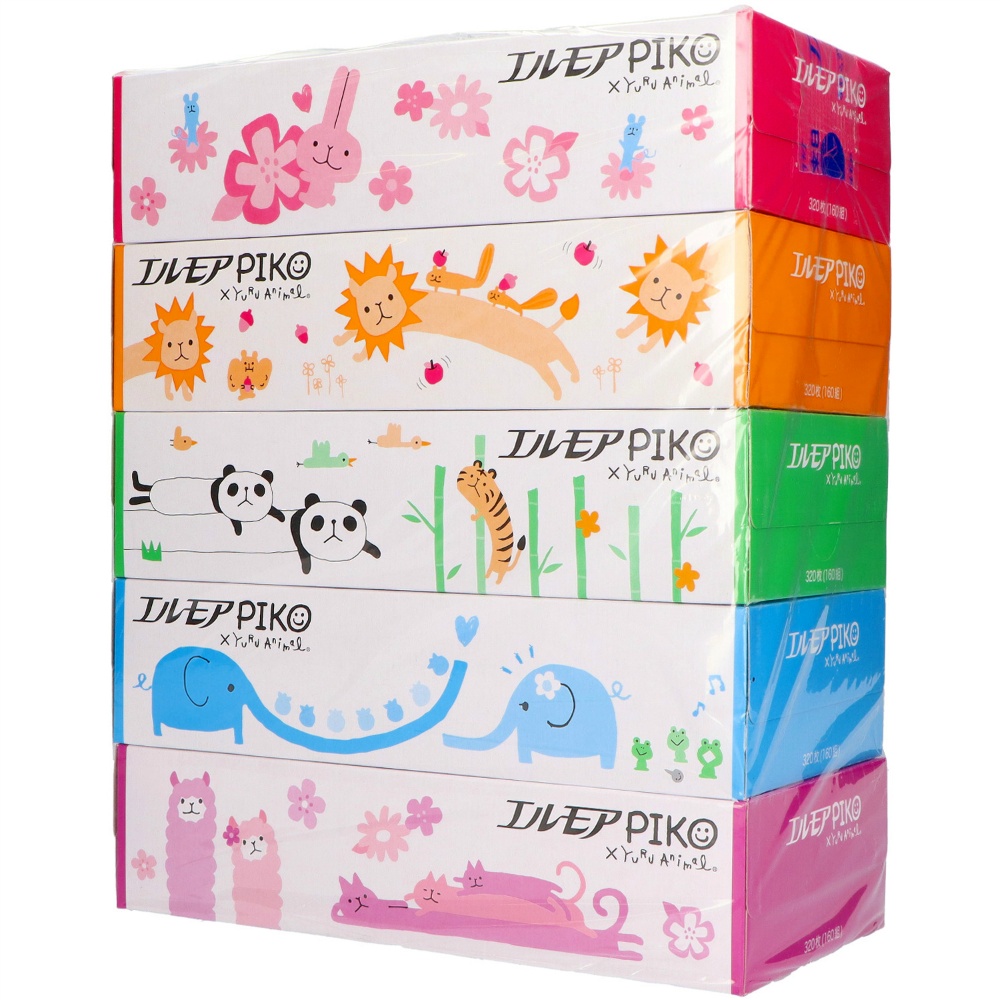 カミ商事 純正品 エルモア ピコティシュー (5個ポリ) 4971633004214【単品販売。ケース販売ではございません。】