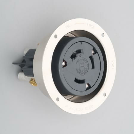 31026 アメリカン電機 引掛形 フランジコンセント 3P 100A 250V
