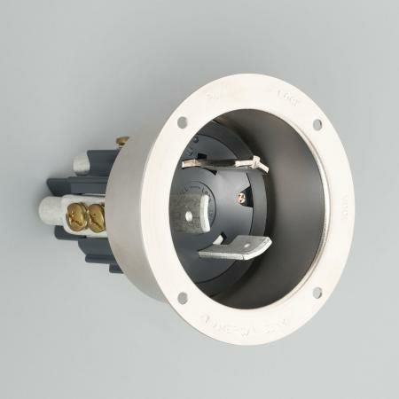 31065 アメリカン電機 引掛形 フランジインレット 3P 100A 600V