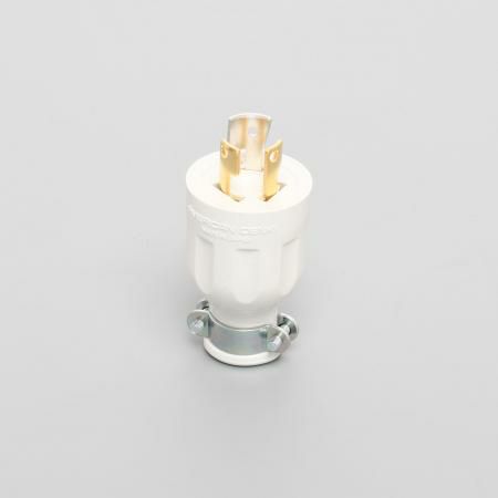 3112R-IV アメリカン電機 プラグ ゴムカバー 白 接地形2P 15A 125V 引掛形