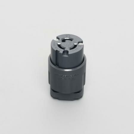 3114N-L5 アメリカン電機 コードコネクタボディ ナイロンカバー 接地形2P 15A 125V <引掛形 NEMA L5-15>