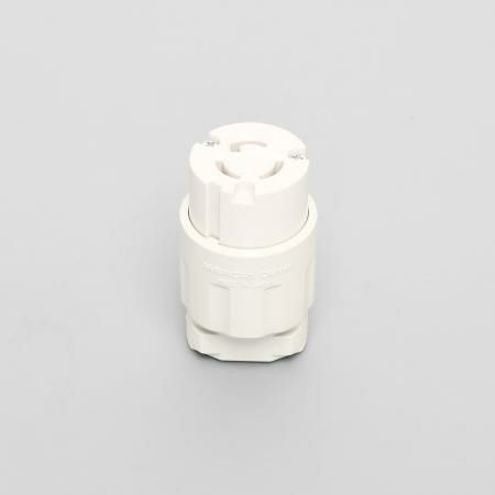3114N-L5-IV アメリカン電機 新品 コードコネクタボディ ナイロンカバー 白 接地形2P 15A 125V<引掛形 NEMA L5-15>
