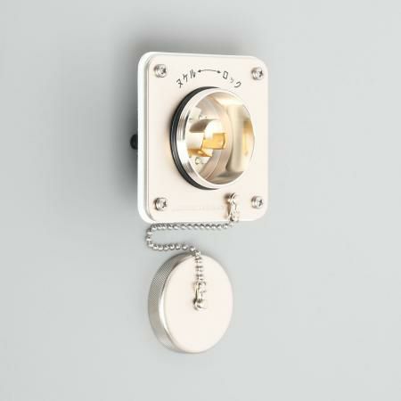 【中止品】3115WJ アメリカン電機 防水形フランジインレット 耐ジン・噴流形 接地形2P 15A 125V 引掛形