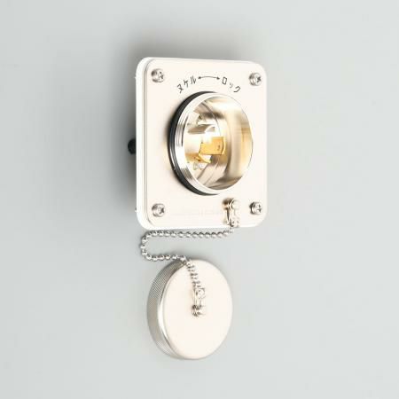 【中止品】【受注品】3115WJ-L5 アメリカン電機 防水形 フランジインレット(耐ジン・噴流形) 接地形2P 15A 125V <引掛形 NEMA L5-15>