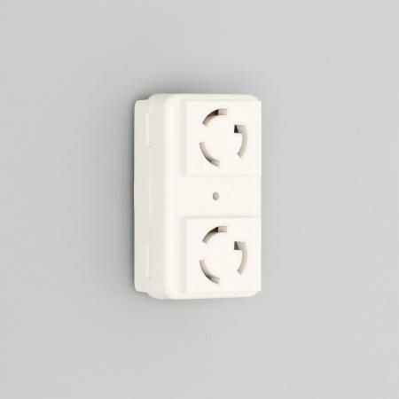 3117HD-L5 アメリカン電機 複式機器用アウトレット 白 接地形2P 15A 125V <引掛形 NEMA規格 L5-15>