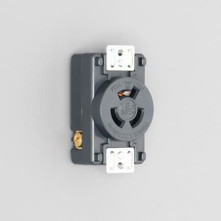 3120-P アメリカン電機 パネル用コンセント 接地形2P 15A 250V <引掛形 NEMA規格 L6-15>