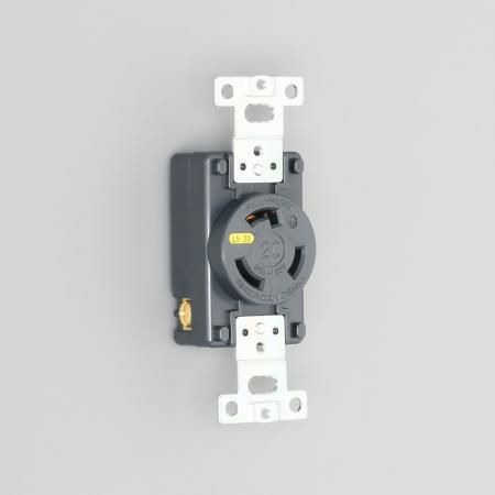 3210-L5 アメリカン電機 埋込コンセント 接地形2P 20A 125V <引掛形 NEMA規格 L5-20>