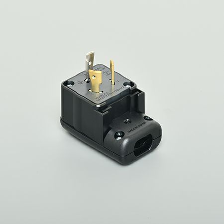 3222EL-L6 アメリカン電機 新品 引掛形 接地形2P 20A 250V (NEMA L6-20) エルシェイププラグ (プラカバー・L型)