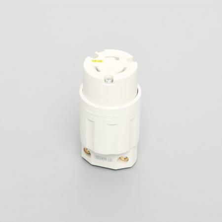 3224N-L6-IV アメリカン電機 コ-ドコネクタボディ ナイロンカバー 白 接地形2P 20A 250V <引掛形 NEMA規格 L6-20>