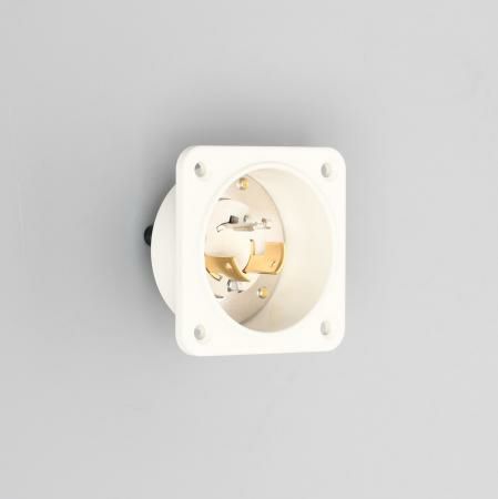 3225N アメリカン電機 引掛形 フランジインレット(ナイロン製) 3P 20A 250V 【受注品】