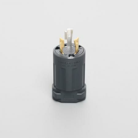 3242N-L8 アメリカン電機 プラグ ナイロンカバー 接地形2P 20A 480V <引掛形 NEMA規格 L8-20>
