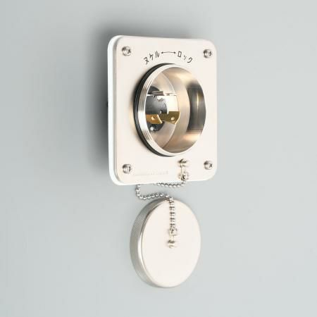 【中止品】3245WJ-L8 アメリカン電機 防水形フランジインレット 耐ジン・噴流形 接地形2P 20A 480V <引掛形 NEMA規格 L8-20>