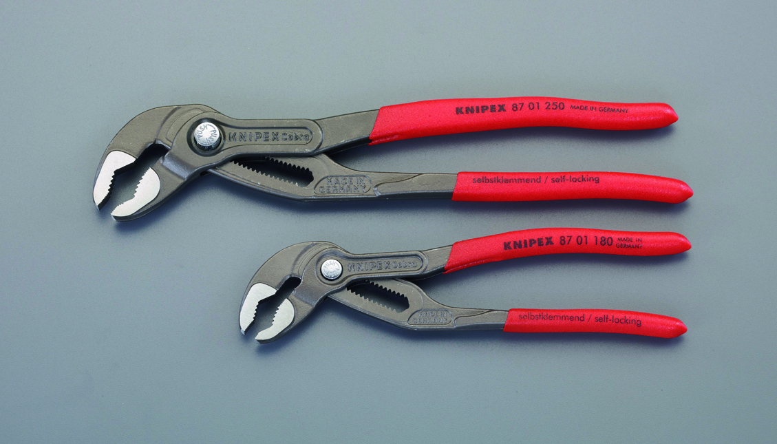 EA531EG-100 エスコ 180mm/250mm 2本組 ウォーターポンププライヤー (KNIPEX(クニペックス) 003120V01)