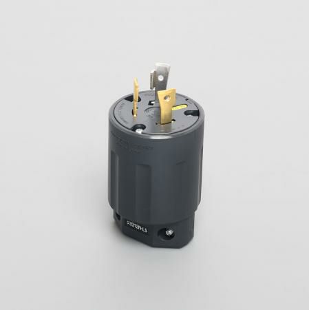 3312N-L5 アメリカン電機 プラグ ナイロンカバー 接地形2P 30A 125V <引掛形 NEMA規格 L5-30>