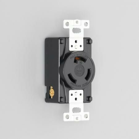 3320 アメリカン電機 引掛形 埋込コンセント 3P 30A 250V
