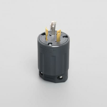3322N-L6UL アメリカン電機 プラグ ナイロンカバー UL/CSA規格 接地形2P 30A 250V <引掛形 NEMA規格 L6-30>