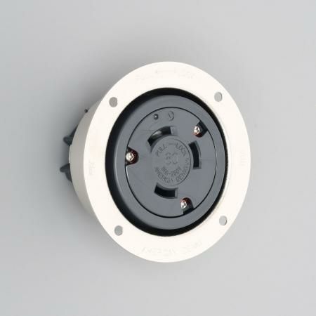 3626 アメリカン電機 引掛形 フランジコンセント 3P 60A 250V