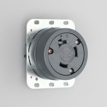 3660 アメリカン電機 引掛形 埋込コンセント 3P 60A 600V