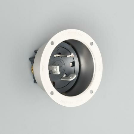 【中止品】3665 アメリカン電機 引掛形 フランジインレット 3P 60A 600V