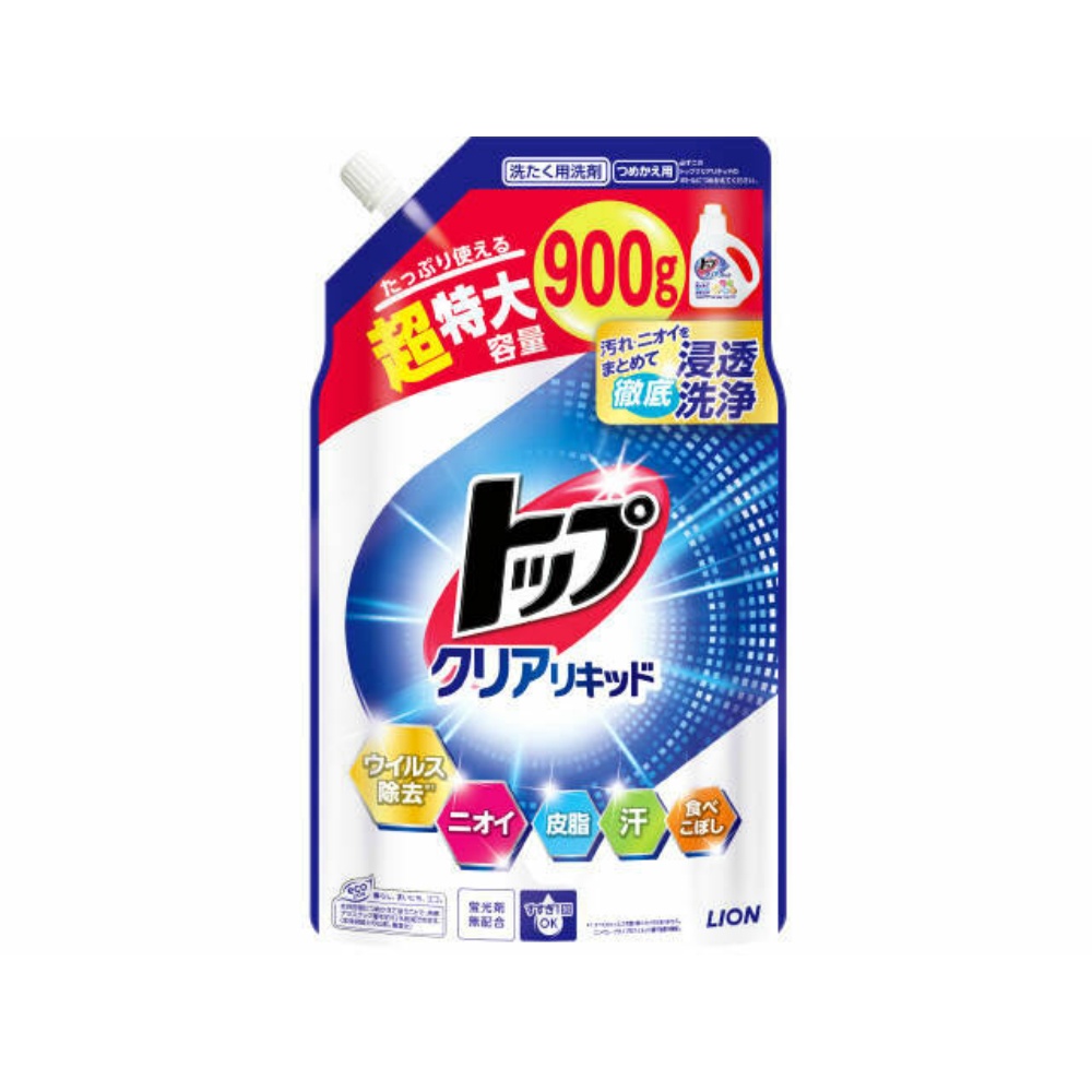 ライオン 純正品 トップ クリアリキッド つめかえ用 超特大 4903301365563【単品販売。ケース販売ではございません。】