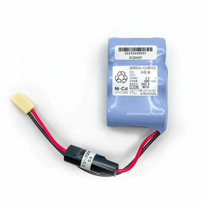 3-C2.0H S形 古河電池製 新品 FK376相当品 3.6V2000mAh コネクター：パナソニック