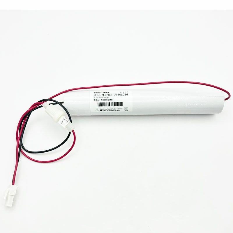 3HR-CY-LEMB 相当品( 同等品 ) 電池屋製新品 東芝ライテック製誘導灯器具・非常灯器具用交換電池 3.6V3000mAh <年度シール付き> ( 3NR-CY-LE B 相当品) 東芝ライテック 相当品 コネクター付きそのまま取付できます。