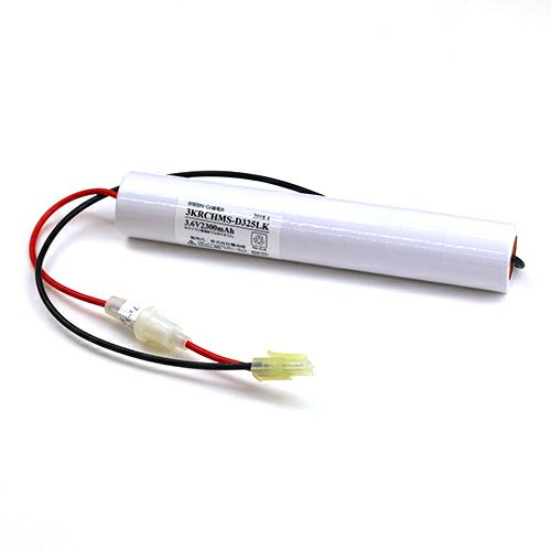 3KR-CH-MS相当品 電池屋製新品 3.6V2300mAh L型 組電池作成バッテリー ミツヨシ電機相当品等 コネクタ付