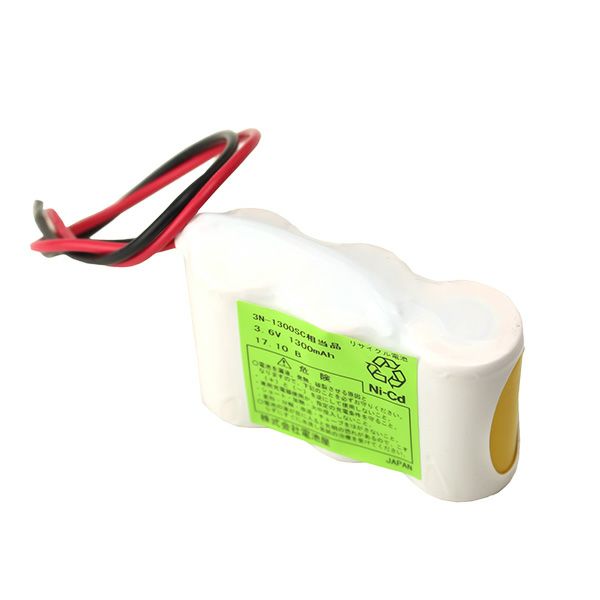 3N-1200SCK相当品 電池屋製新品 SANYO製相当品 組電池製作バッテリー 【コネクタなし】<3N1300SCS 3N1300SC相当品>リード線切りっぱなし