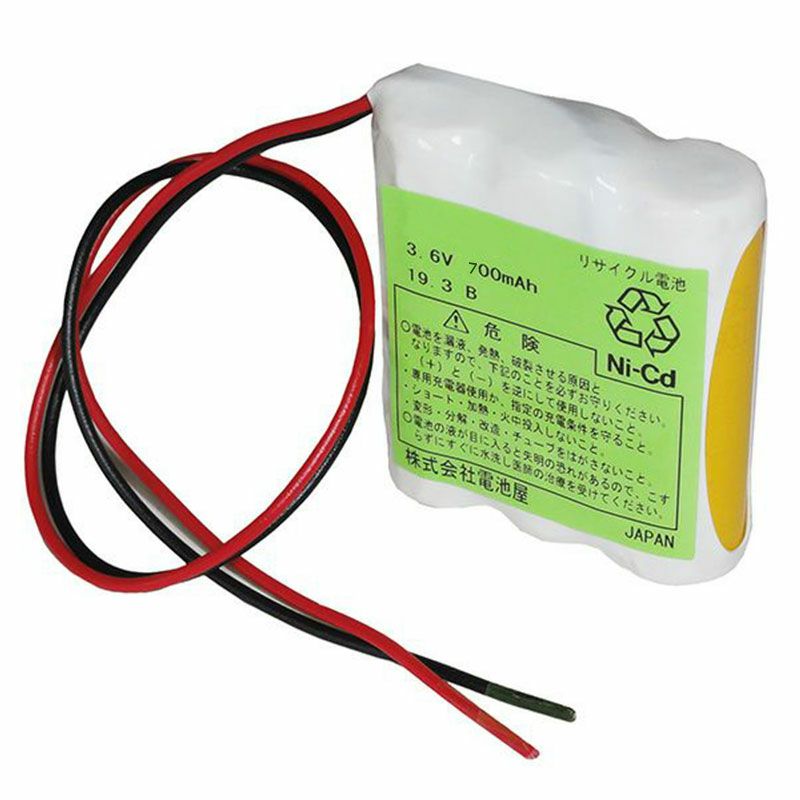 3N-700AACL 相当品 電池屋製新品 3.6V700ｍAh S型 電池屋組電池 コネクタなし リード線切りっぱなし(3N700AACL) 【DK3AA07SC】