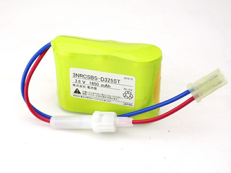 3NR-C-SB相当品 電池屋製新品 東芝ライテック製誘導灯用交換電池 ＜3NR-CX-SB相当品＞＜年度シール付き＞ コネクター付きそのまま取付できます。