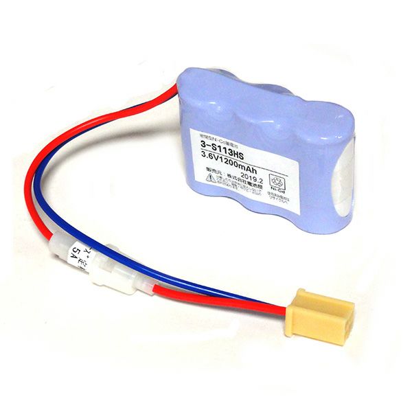 3-S113H相当品 古河電池相当品(同等品) 3.6V1200mAh S型 コネクター付き ※電池屋組電池 【送料全国一律275円】