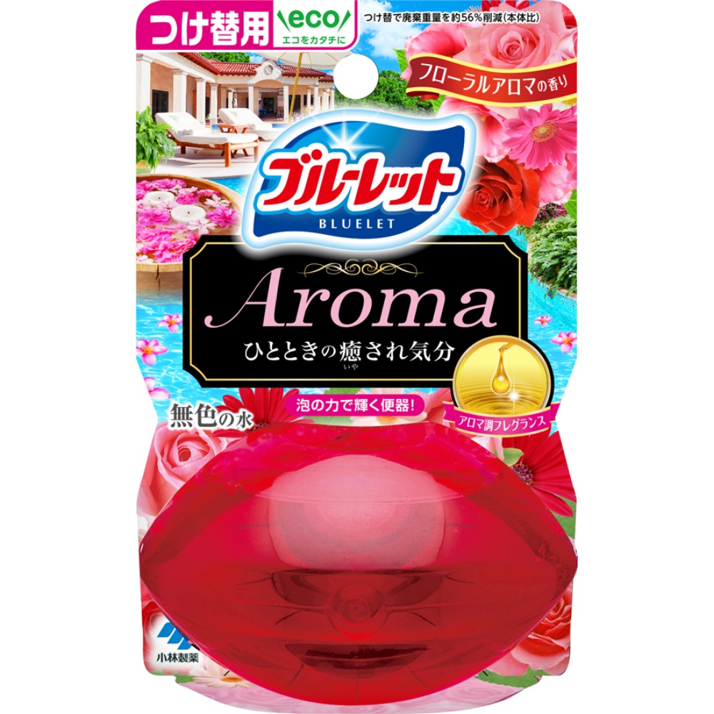小林製薬 純正品 液体ブルーレットおくだけアロマつけ替用 フローラルアロマの香り 4987072091081【単品販売。ケース販売ではございません。】
