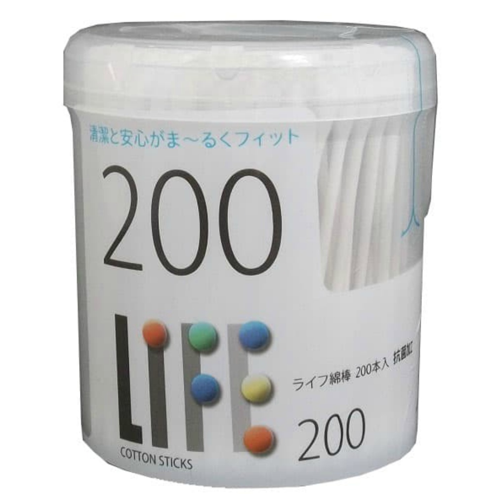 平和メディク 純正品 ライフ綿棒ケース入ホワイト 4976558000495【単品販売。ケース販売ではございません。】