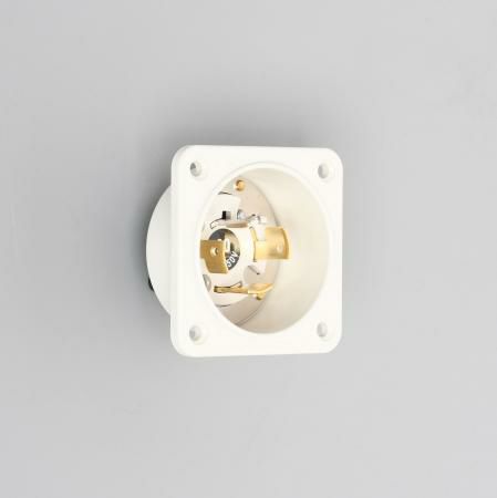 4225N アメリカン電機 引掛形 フランジインレット(ナイロン製) 接地3P 20A 250V